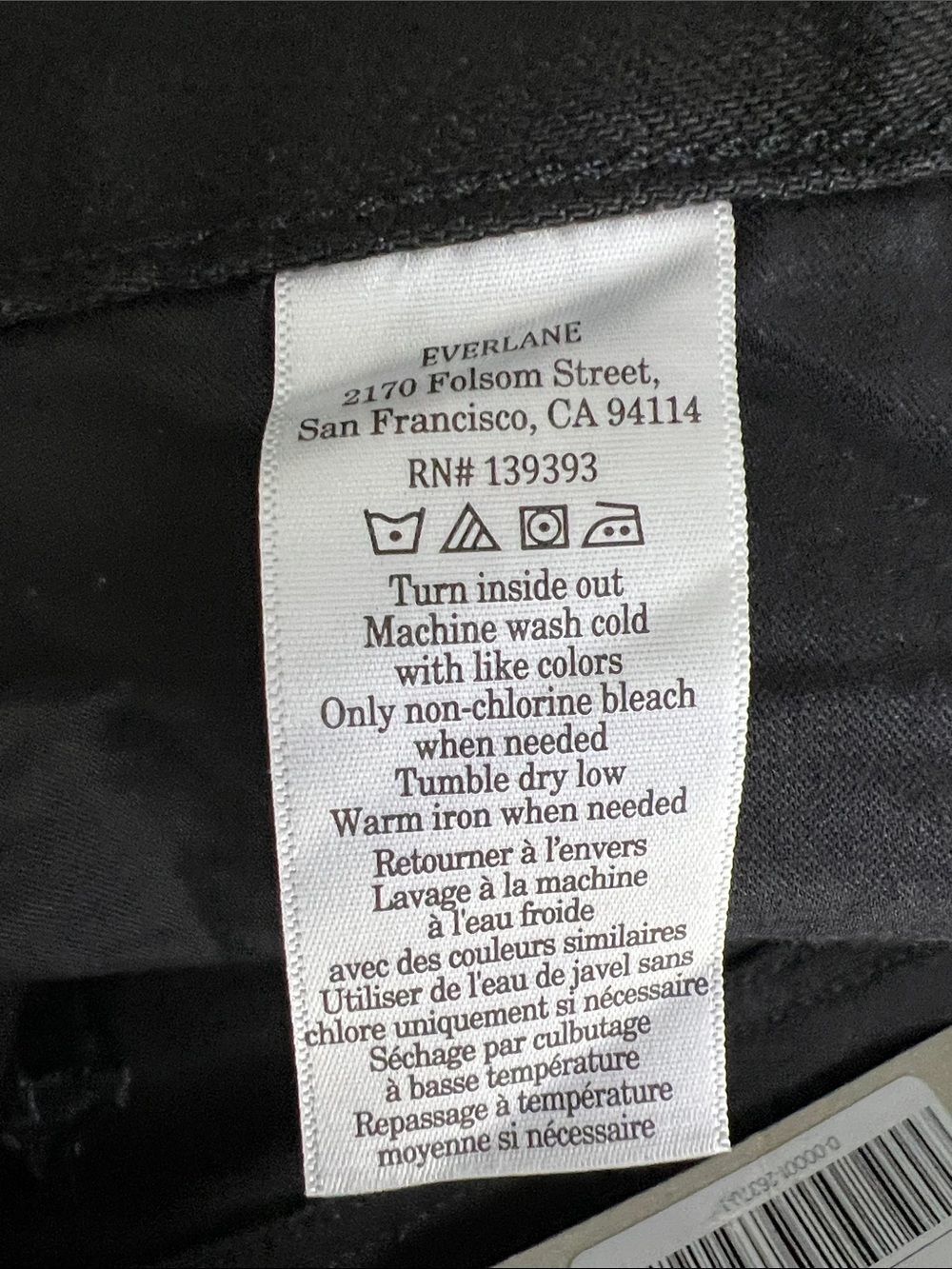 New Everlane THE MID-WAY JEAN in Washed Black Size 26 - Picture 7 of 12